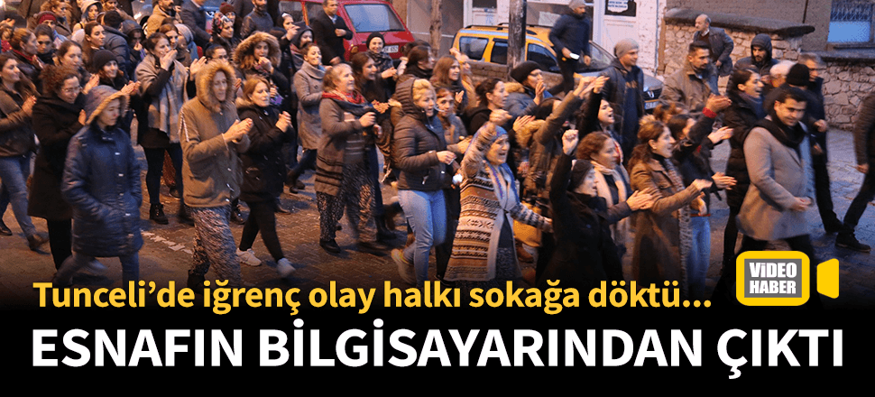 İğrenç olay! Esnafın bilgisayarından çıktı halk sokağa döküldü...