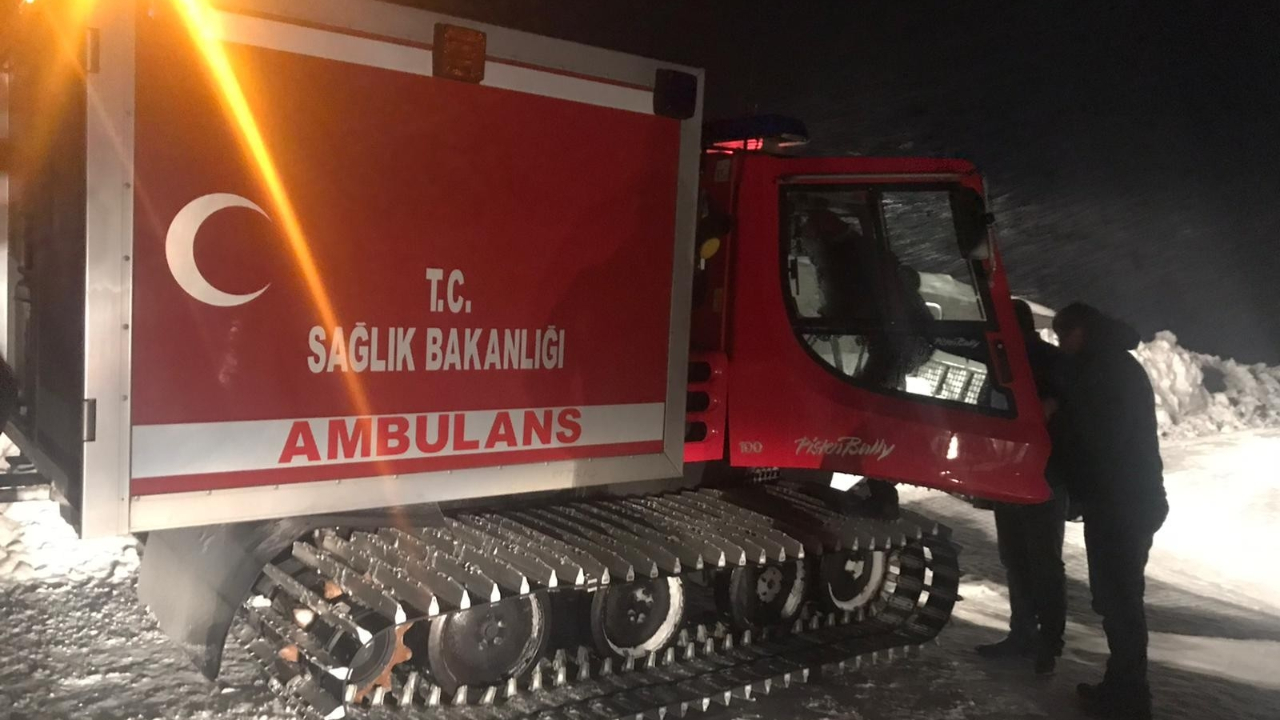 5 kişilik ekip Nemrut'ta mahsur kaldı...