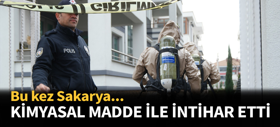Kimyasal madde içerek intihar etti!