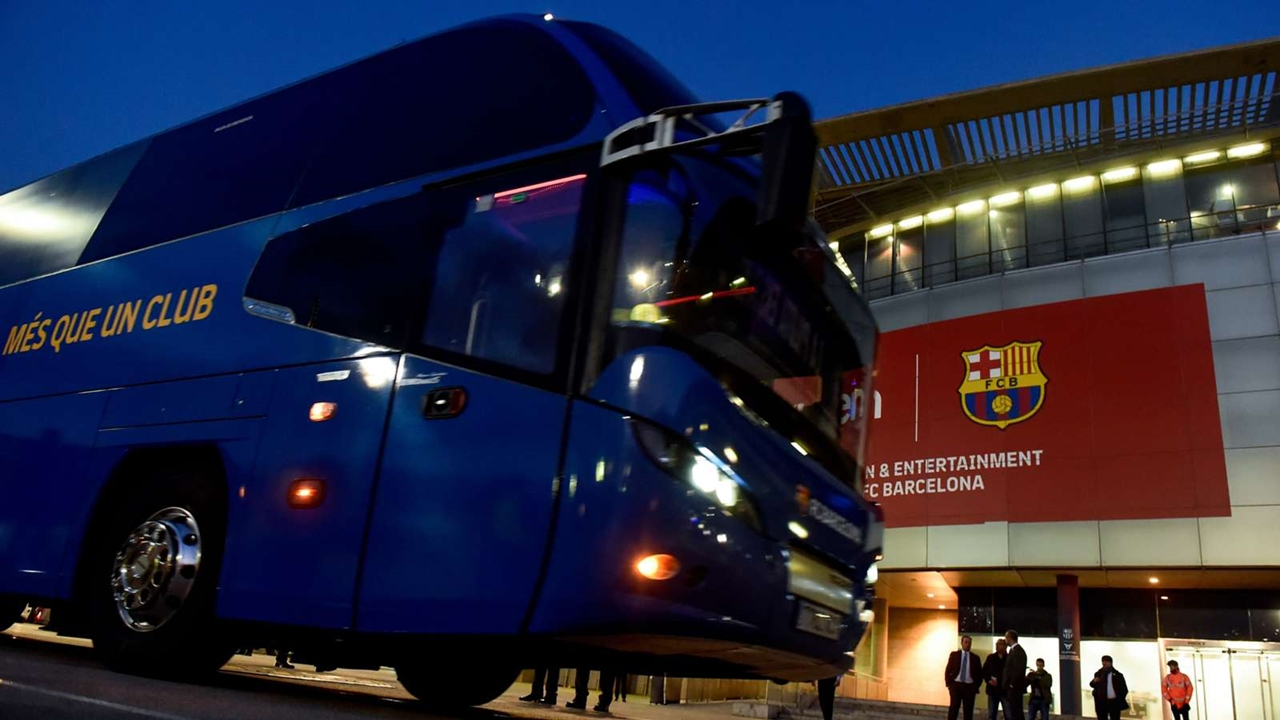Barcelona takım otobüsü kayboldu!