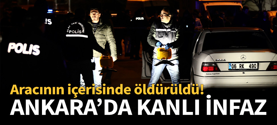 Ankara'da sokak ortasında kanlı infaz...