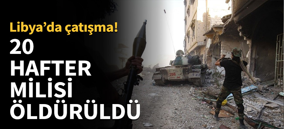20 Hafter milisi hava operasyonuyla öldürüldü!