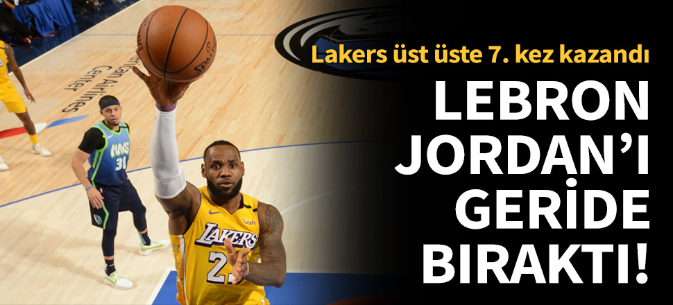 LeBron James, isabetli şutta Jordan'ı geçti!