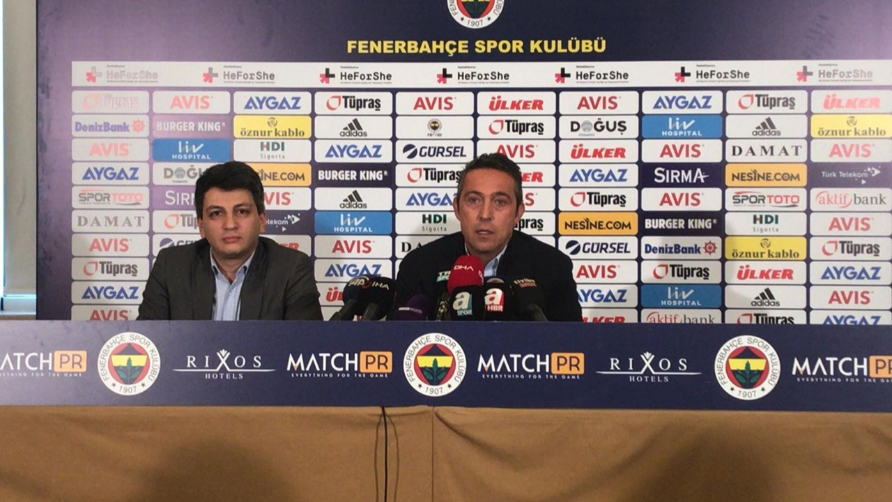 Fenerbahçe Başkanı Ali Koç açıklamalarda bulundu!