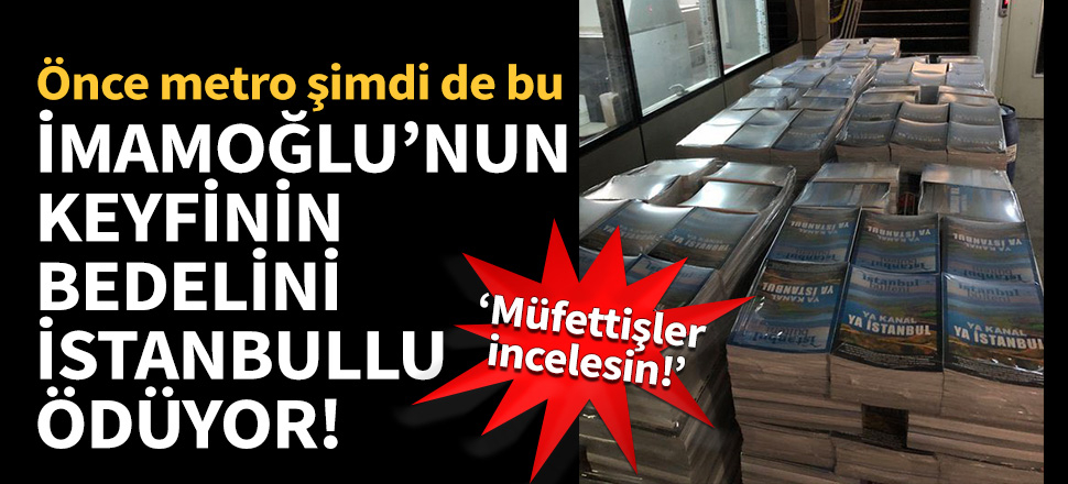 İmamoğlu'nun keyfinin bedelini İstanbullu ödüyor!