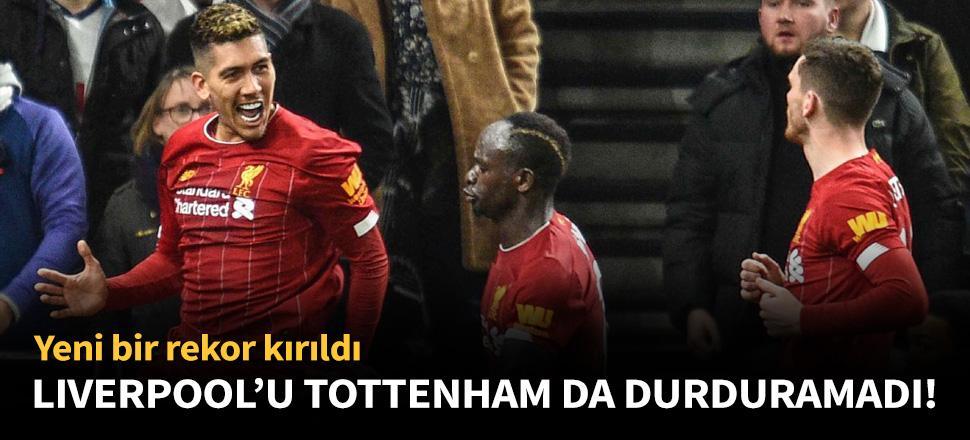 Liverpool'u Tottenham da durduramadı!