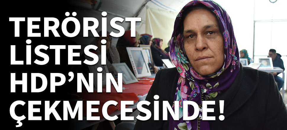 Teröristlerin listesi HDP'nin çekmecesinde!