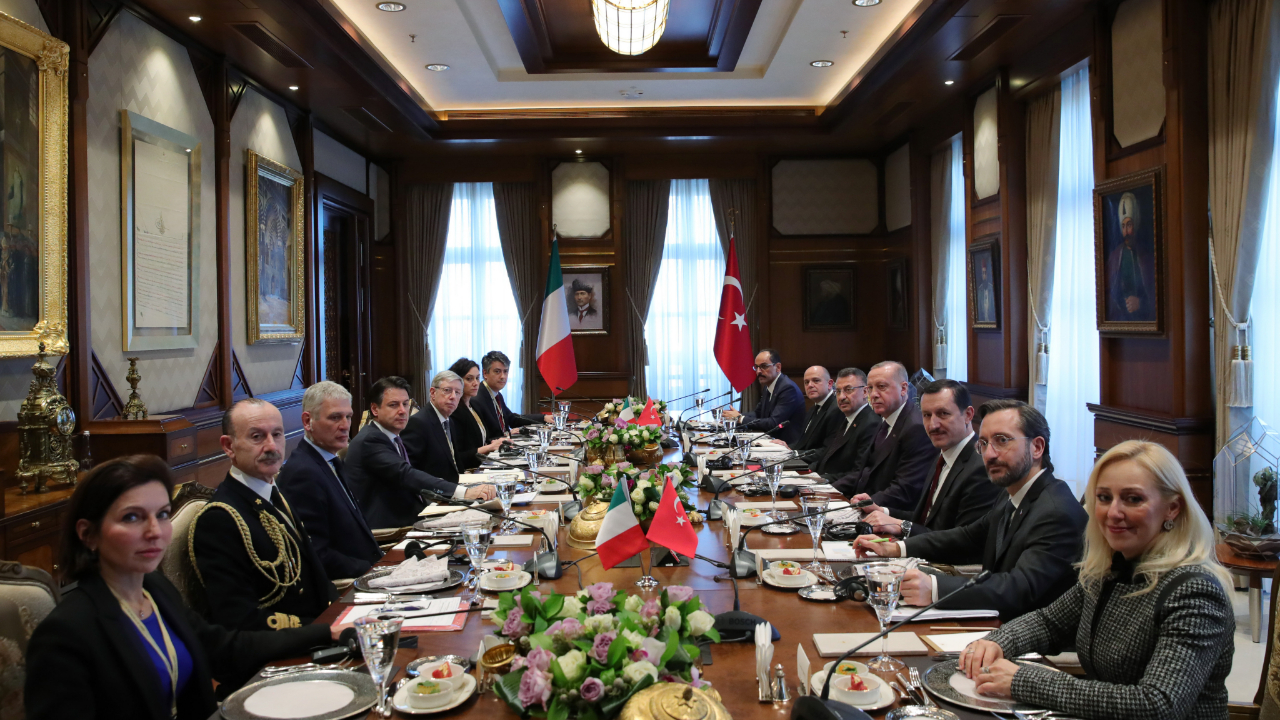 Beştepe'de Libya mesaisi! Erdoğan, Conte’yi kabul etti...