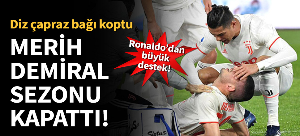 Merih Demiral'dan kötü haber!