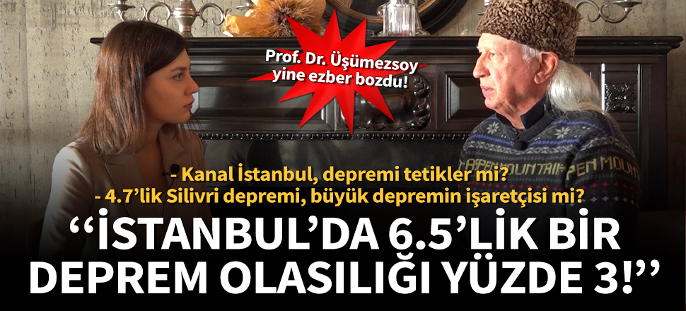 Prof. Üşümezsoy SuperHaber’e değerlendirdi: 5 büyüklüğündeki depremler büyük bir depremin işaretçisi değil!