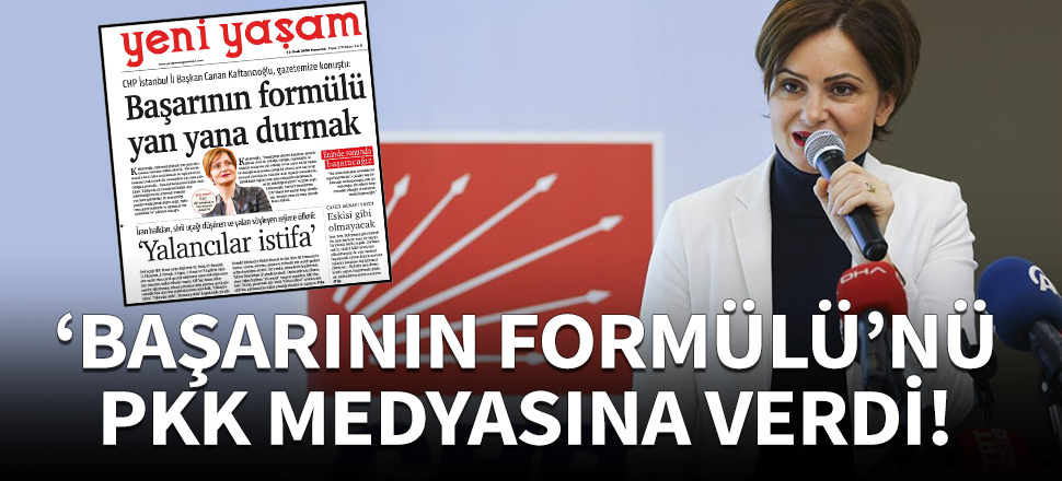 Kaftancıoğlu 'başarının formülü'nü PKK medyasına verdi!