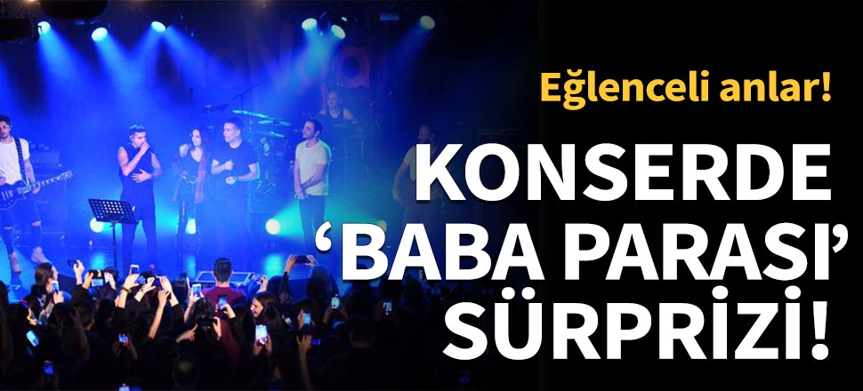 Manga konserinde 'Baba Parası' sürprizi!
