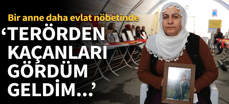 Bir anne daha evlat nöbetinde!