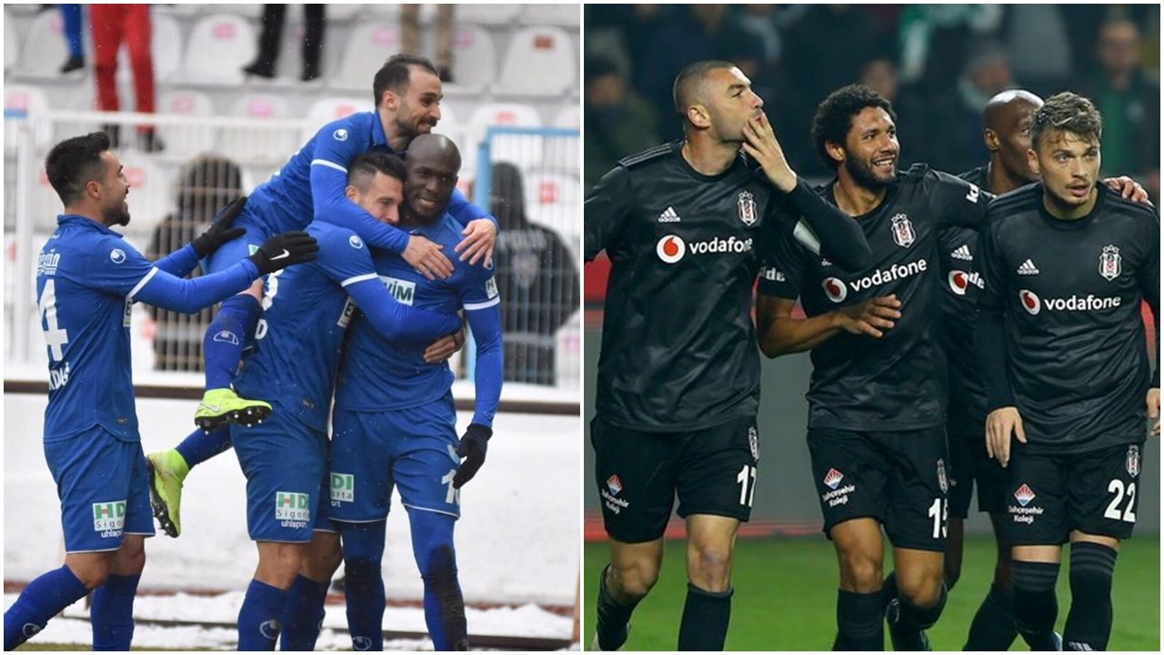 Erzurumspor, Beşiktaş'ı 3-2 yendi!