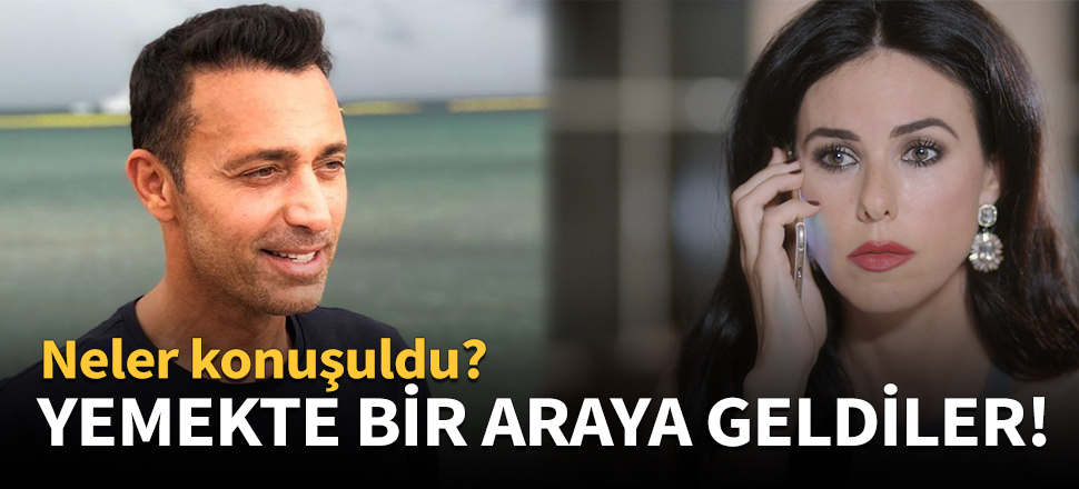 Defne Samyeli ve Mustafa Sandal yemekte bir araya  geldi!