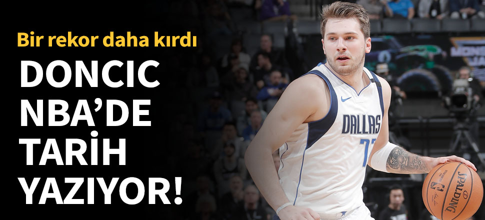 Luca Doncic'ten tarihi performans!