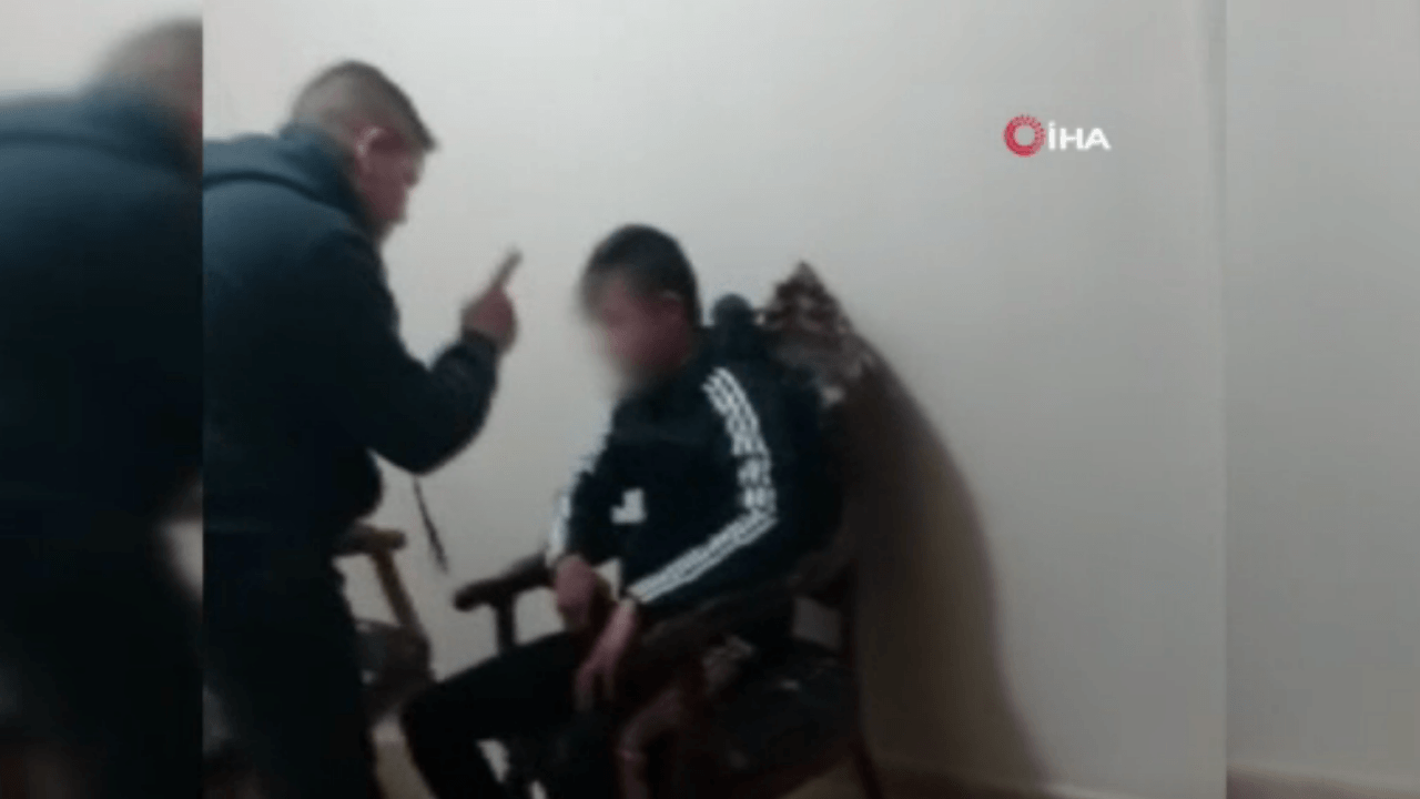 "Ayağa kalkarsan keserim seni"