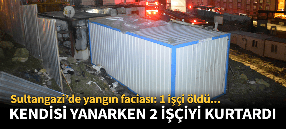 Yanarak ölürken 2 arkadaşını kurtardı!