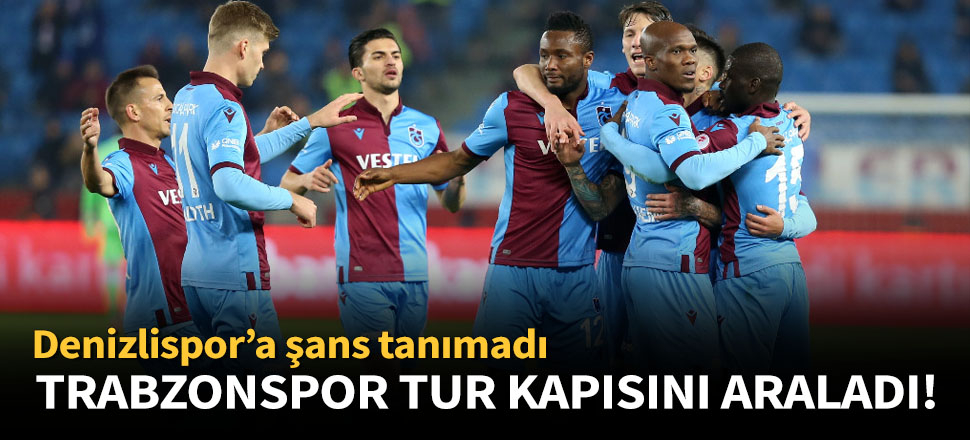 Trabzonspor, Denizlispor'u 2-0 mağlup etti!