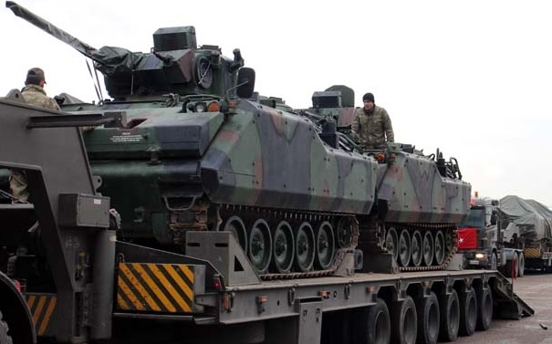 Suriye sınırına büyük sevkiyat
