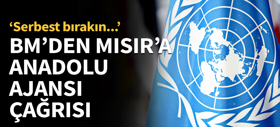 BM'den Mısır'a Anadolu Ajansı çağrısı...