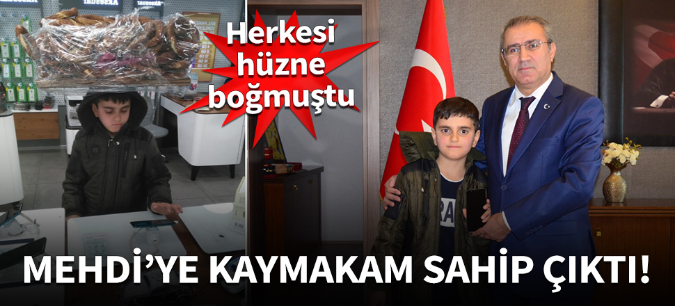 Türkiye'nin konuştuğu simitçiye kaymakam sahip çıktı!