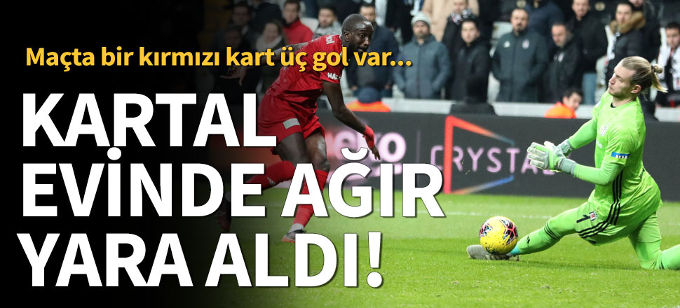 Kartal evinde ağır yara aldı!