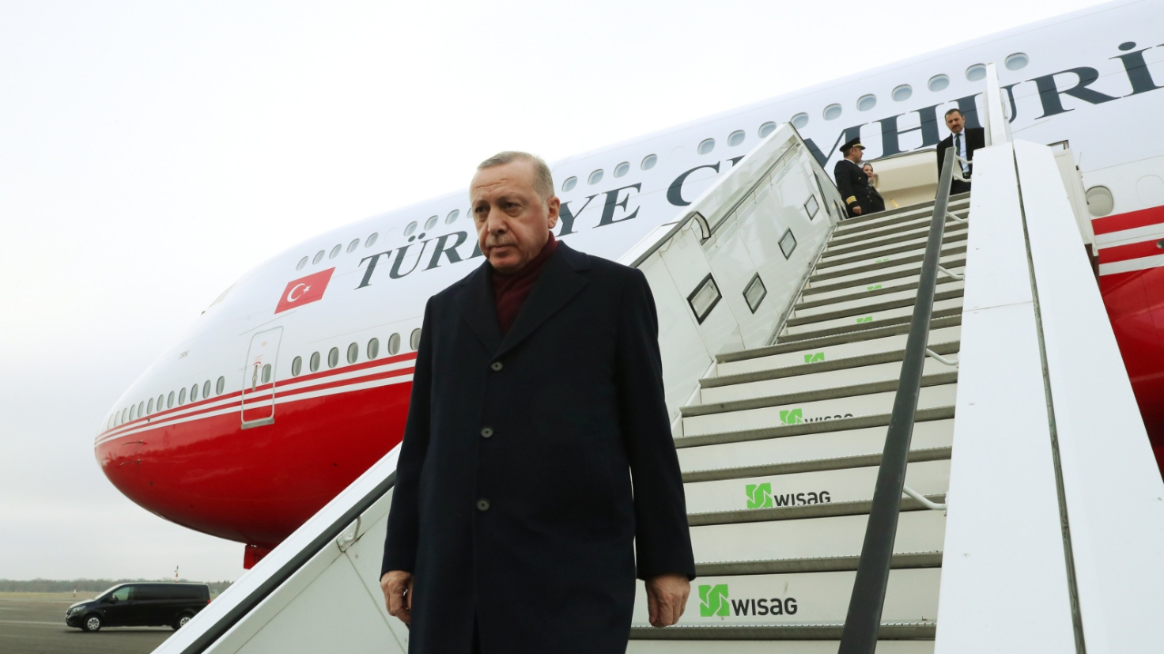 Dünyanın gözü orada! Cumhurbaşkanı Erdoğan Berlin'de...