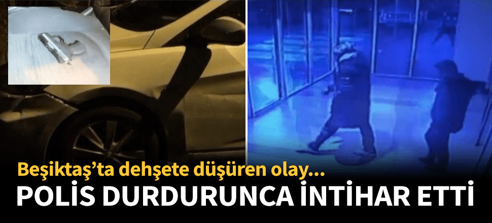 Dur ihtarı üzerine kafasına ateş edip intihar etti!