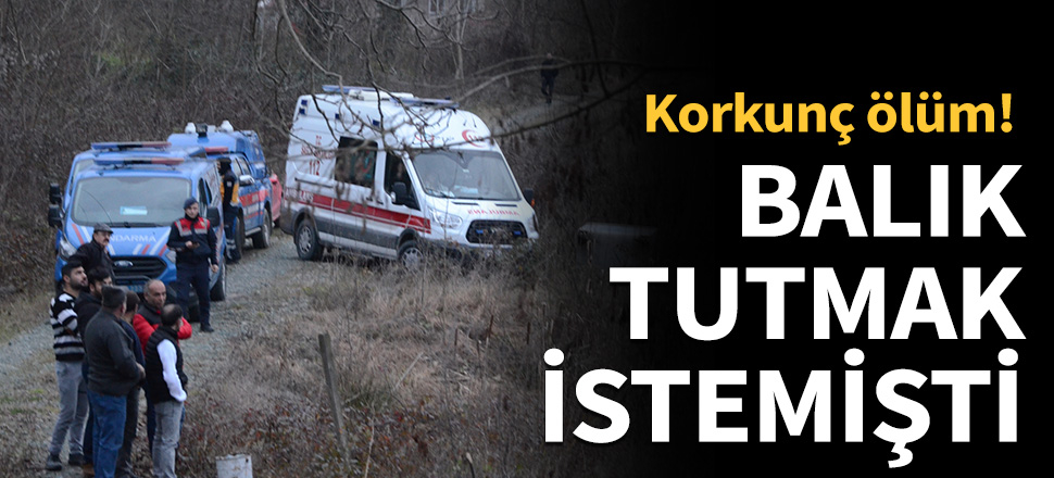 Balık tutarken elektrik akımına kapıldı...
