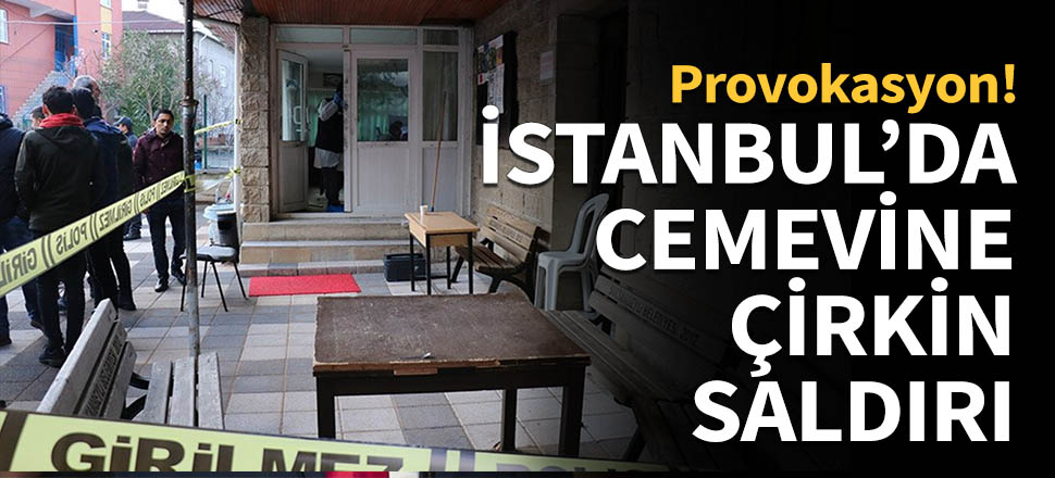 Sultanbeyli'de cemevine çirkin saldırı...