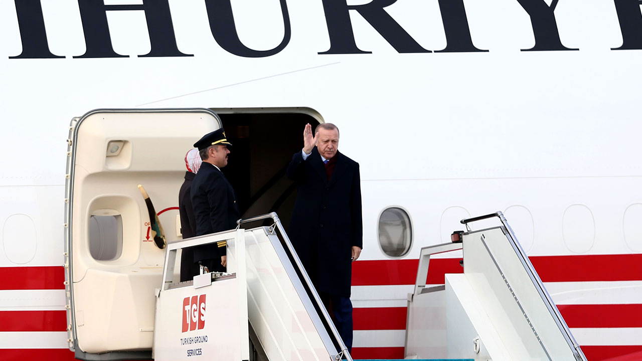 Cumhurbaşkanı Erdoğan'ın uçağında bir ilk