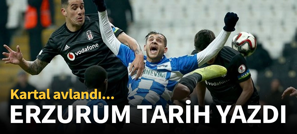 Erzurum İnönü'de tarih yazdı