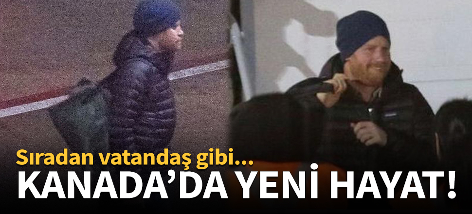 Prens Harry Kanada'da görüntülendi!
