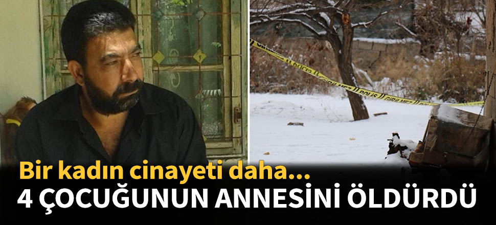 4 çocuğunun annesini pompalı tüfekle öldürdü!