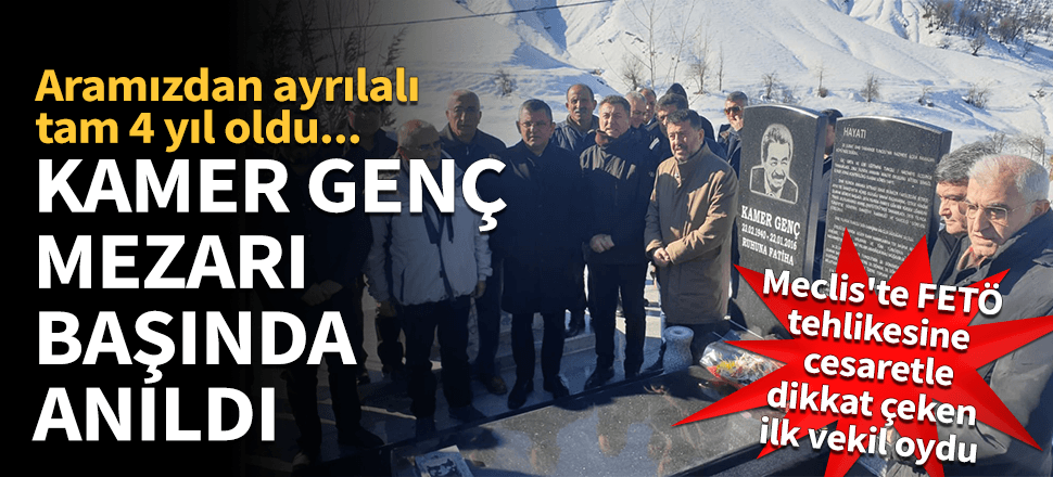 Kamer Genç mezarı başında anıldı