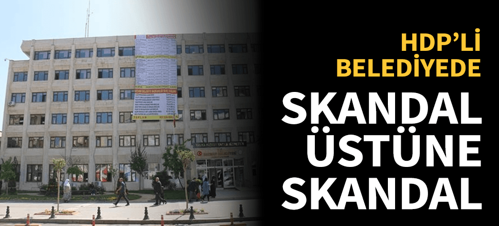 HDP’li Batman Belediyesinde taciz skandalı