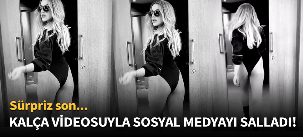 Hadise'nin 'sürpriz sonlu' videosu sosyal medyayı salladı!