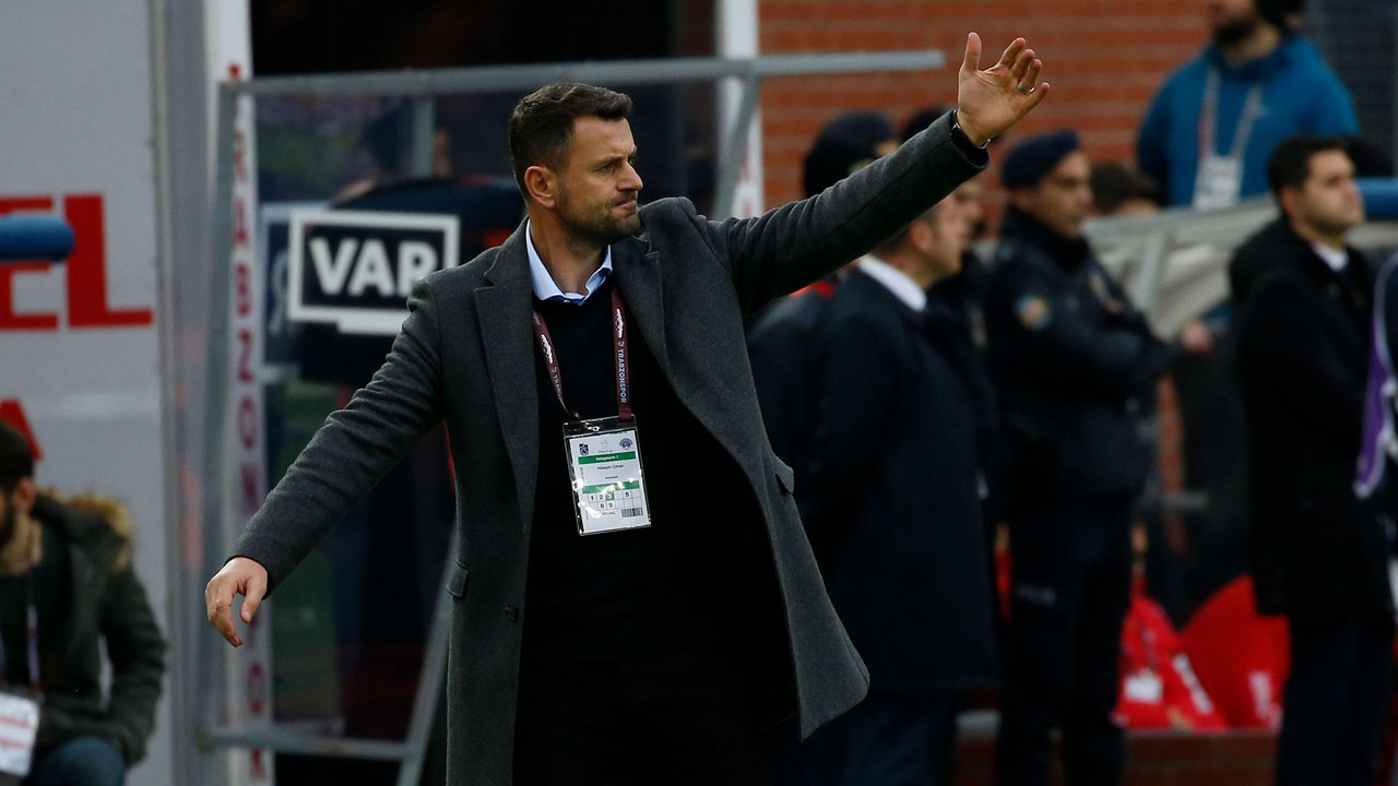 Hüseyin Çimşir Trabzonspor'la ilk deplasmanında