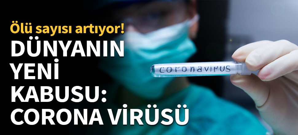 Dünyanın yeni kabusu: Corona Virüsü...