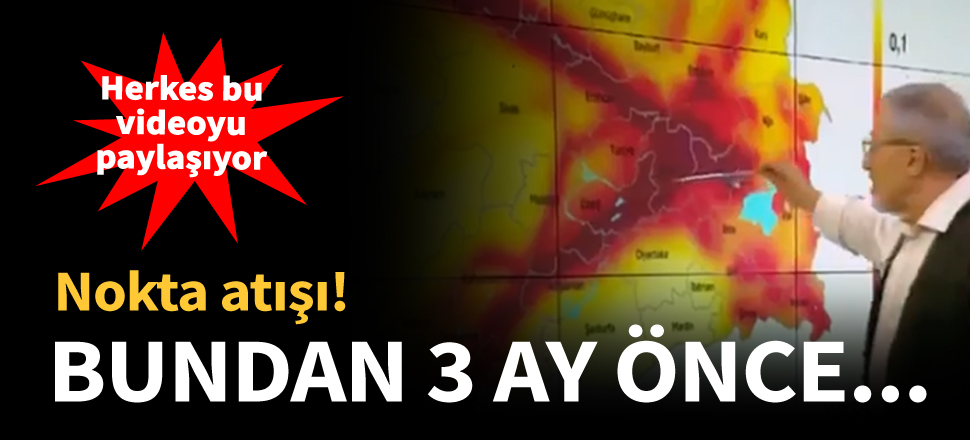 Depremden sonra herkes bu videoyu paylaştı