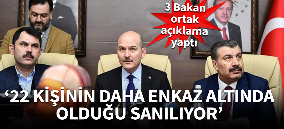 Bakanlar, 6,8'lik depreme ilişkin olarak açıklamalarda bulundu