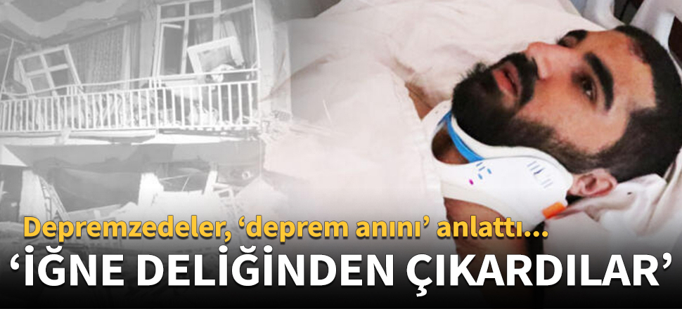 Depremzedeler, deprem anını anlattı