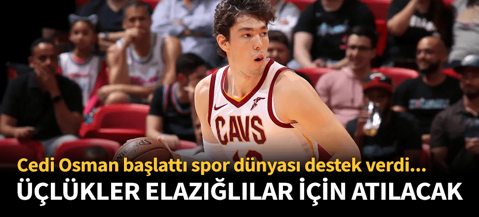 Cedi Osman üçlüklerini Elazığ için atacak!