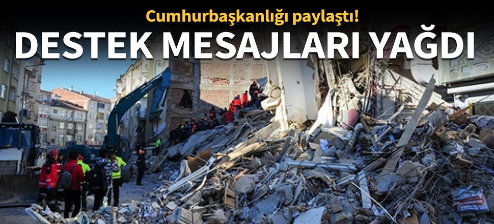 Depremden sonra CİMER’e destek mesajı yağdı
