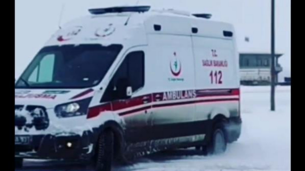 Drift yapan ambulans şoförüne soruşturma