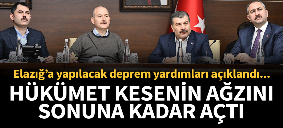 Evi tamamen yıkılanlara 41 bin TL'lik yardım yapılacak
