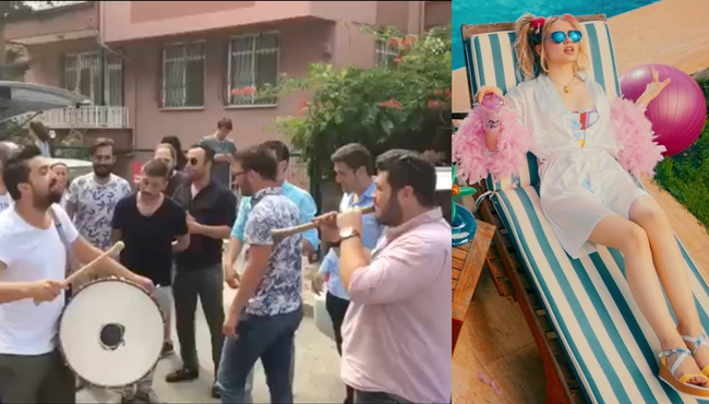 Aleyna Tilki görünce şoke olacak! Davullu zurnalı 'Sen olsan bari'