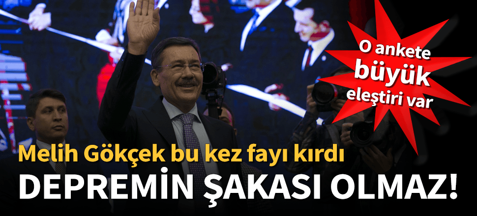 Melih Gökçek'in anketi fayı kırdı!