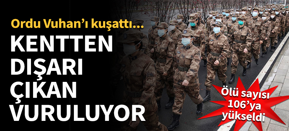 Korkunç! Kentten dışarı çıkan vuruluyor